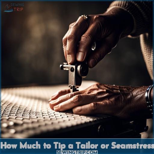 How Much to Tip a Tailor or Seamstress How Much to Tip a Tailor or Seamstress