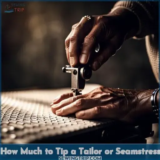 How Much to Tip a Tailor or Seamstress