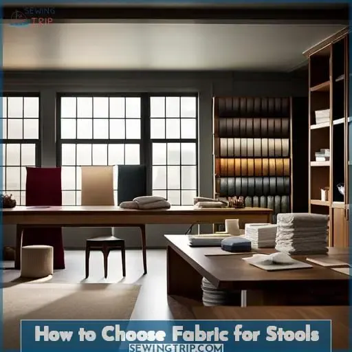 How to Choose Fabric for Stools