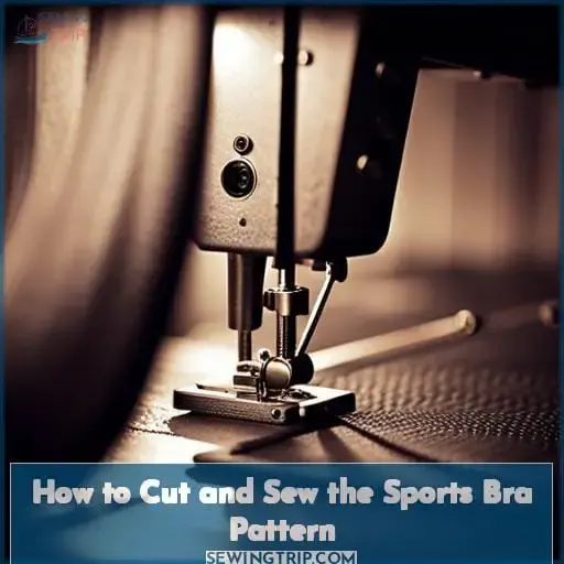 How to Cut and Sew the Sports Bra Pattern