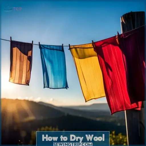 How to Dry Wool