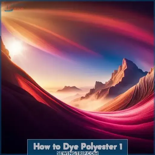 how to dye polyester 1
