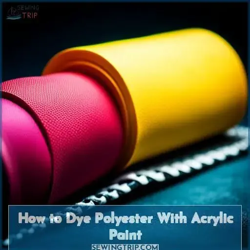 How to Dye Polyester With Acrylic Paint