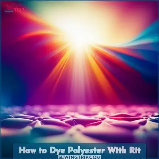 How to Dye Polyester With Rit