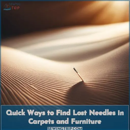 how to find a needle in carpet