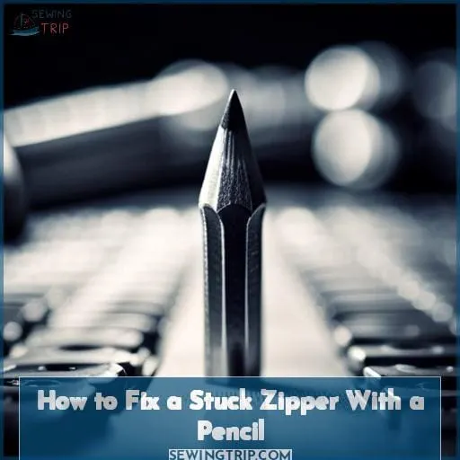 How to Fix a Stuck Zipper With a Pencil