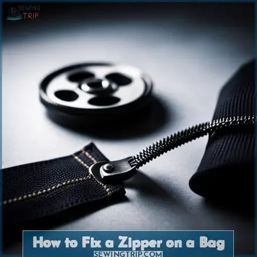 How to Fix a Zipper on a Bag