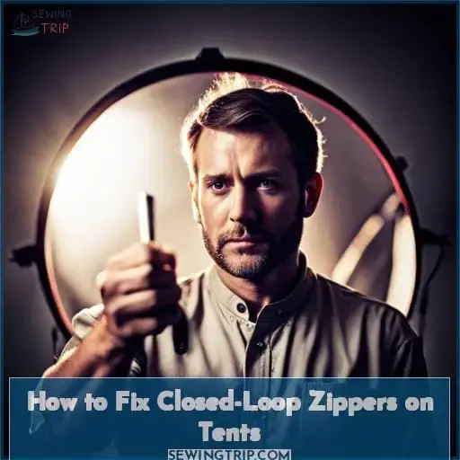 How to Fix Closed-Loop Zippers on Tents