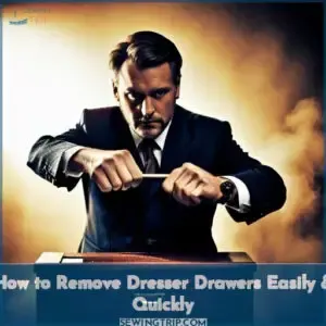 how to get drawers out of dresser