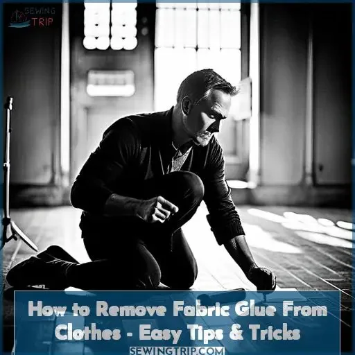 how to get fabric glue out of clothes