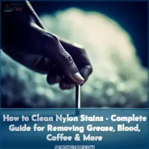 how to get stain out of nylon