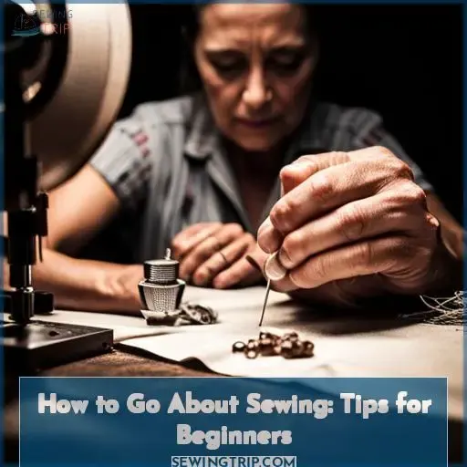 how to go about sewing