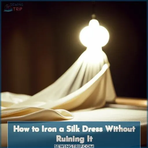 how to iron silk dress