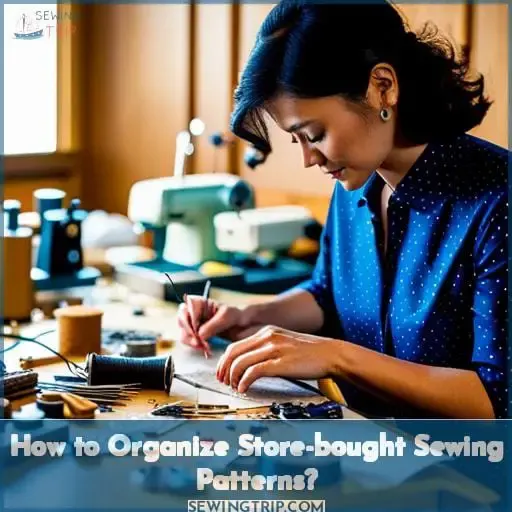 How to Organize Store-bought Sewing Patterns?