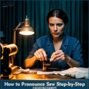 how to pronunciation sew