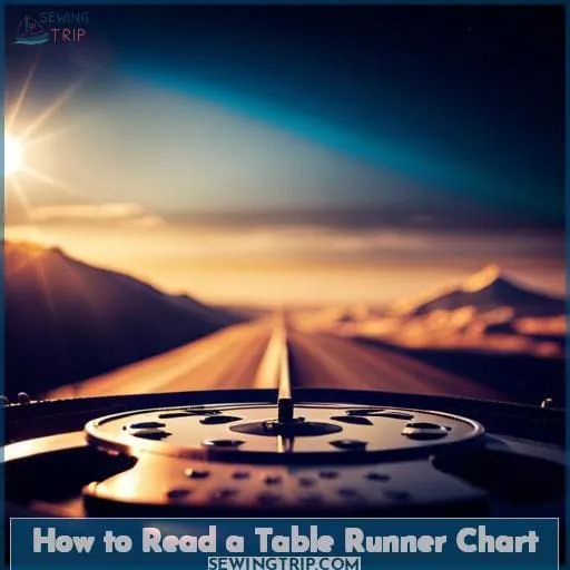 How to Read a Table Runner Chart