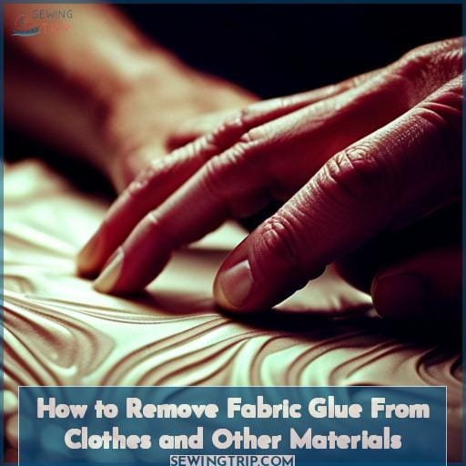 How to Remove Fabric Glue Clothes, Leather & More