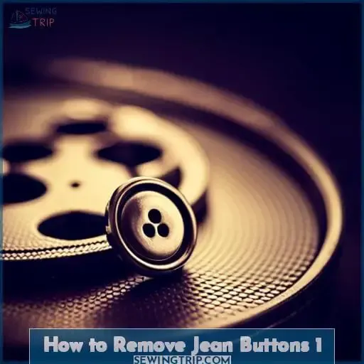 how to remove jean buttons 1