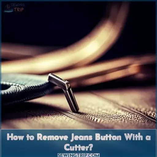 How to Remove Jeans Button With a Cutter?