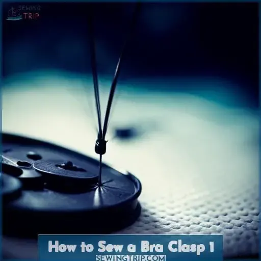 how to sew a bra clasp 1