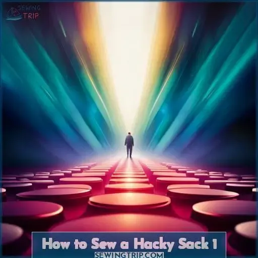 how to sew a hacky sack 1