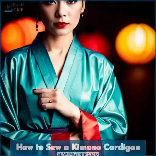 How to Sew a Kimono Cardigan