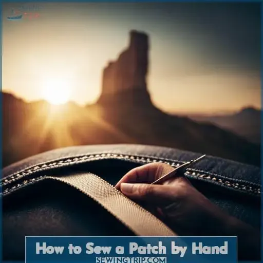 How to Sew a Patch by Hand