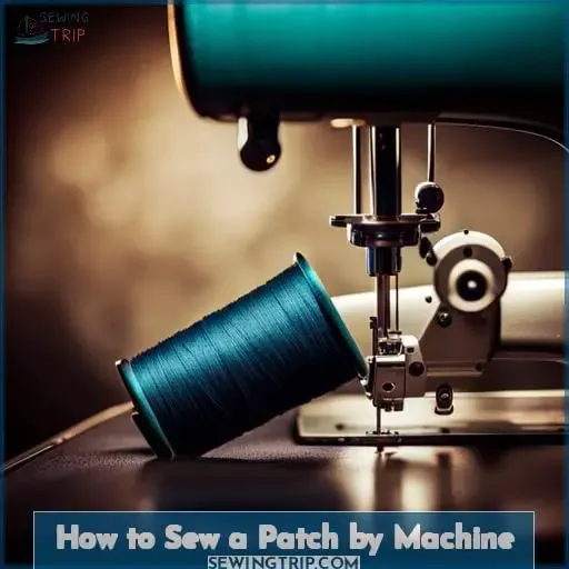 How to Sew a Patch by Machine