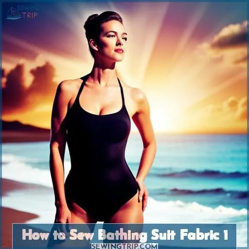 how to sew bathing suit fabric 1