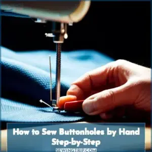 how to sew buttonholes by hand