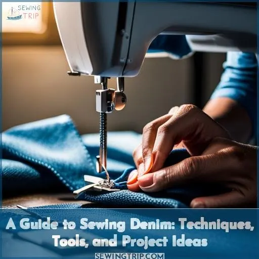 how to sew denim