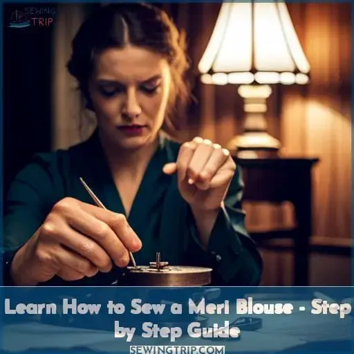 how to sew meri blouse