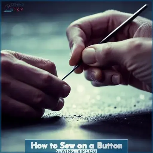 How to Sew on a Button