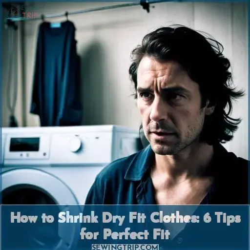 how to shrink dry fit clothes