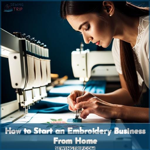 How to Start an Embroidery Business From Home