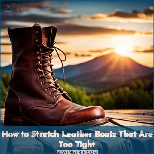 How to Stretch Leather Boots That Are Too Tight