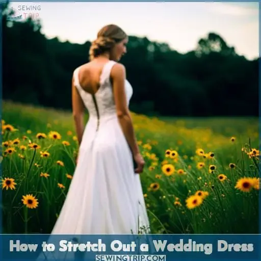 How to Stretch Out a Wedding Dress