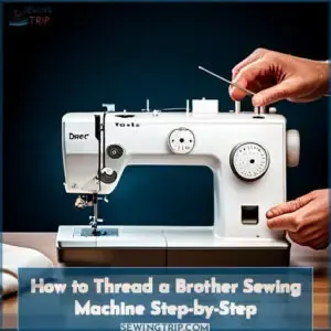 how to thread a brother sewing machine