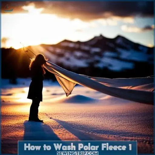 how to wash polar fleece 1