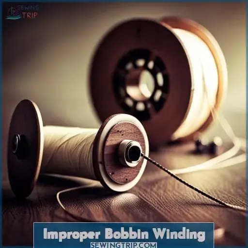 Improper Bobbin Winding