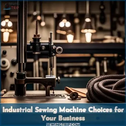 Industrial Sewing Machine Choices for Your Business