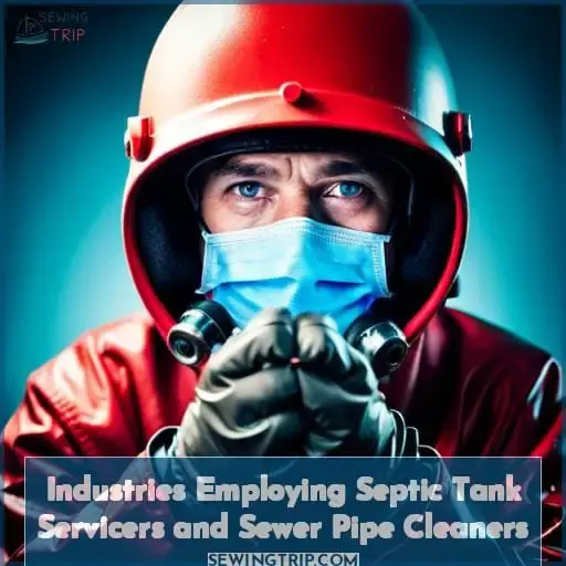 Industries Employing Septic Tank Servicers and Sewer Pipe Cleaners
