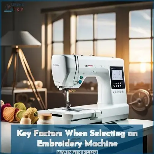 Key Factors When Selecting an Embroidery Machine