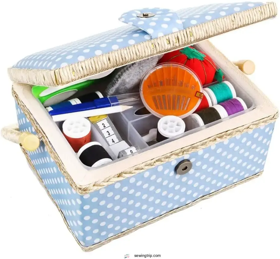 Large Sewing Basket with Accessories