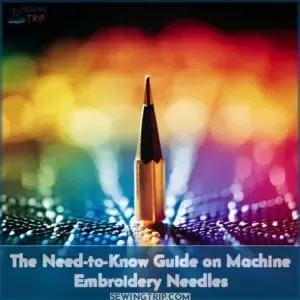 machine embroidery needles