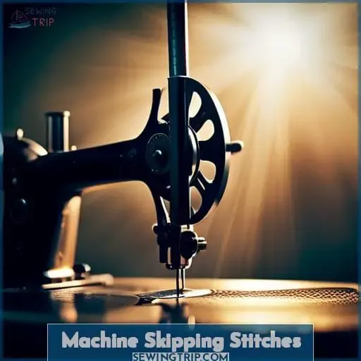 Machine Skipping Stitches