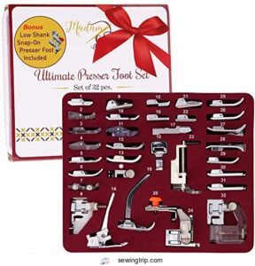 Sewing Machine Accessory Usage Tips: Store, Use & Care Guide 2 Madam Sew Presser Foot Set B075WZ2KQ3