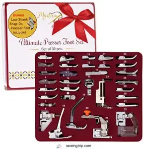 Madam Sew Presser Foot Set B075WZ2KQ3