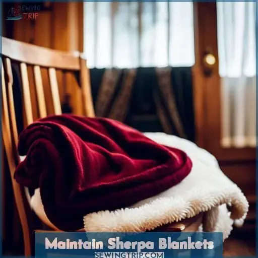 Maintain Sherpa Blankets