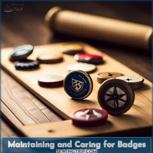 Maintaining and Caring for Badges